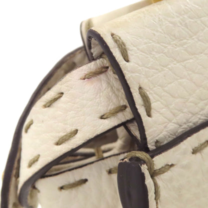 FENDI Peekaboo Mini Selleria 2WAY Handbag Calf Ladies [Used]