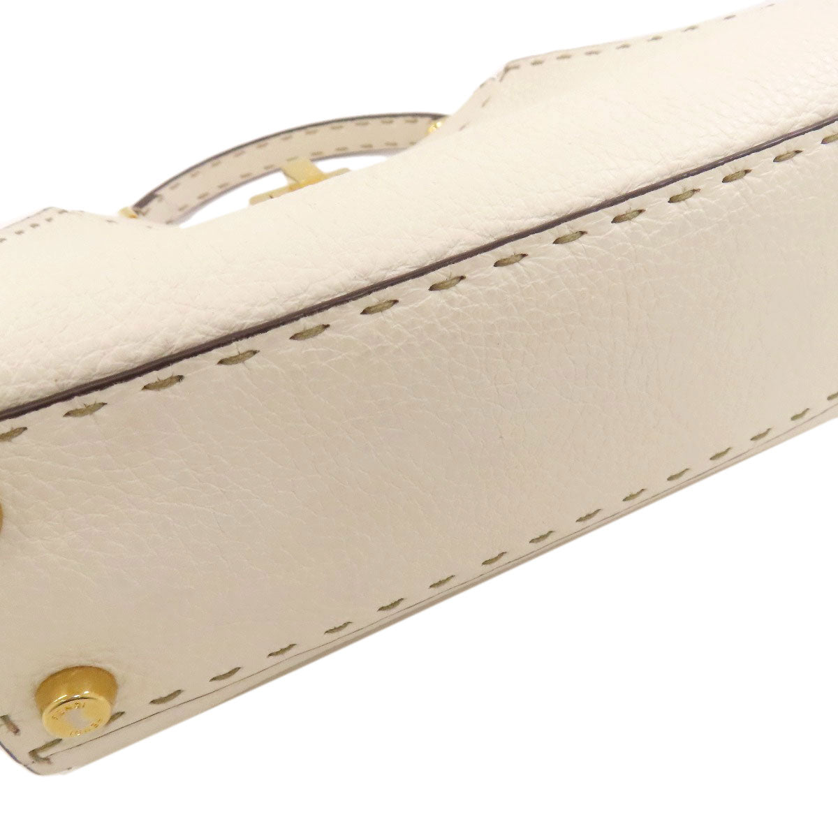 FENDI Peekaboo Mini Selleria 2WAY Handbag Calf Ladies [Used]