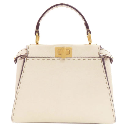 FENDI Peekaboo Mini Selleria 2WAY Handbag Calf Ladies [Used]