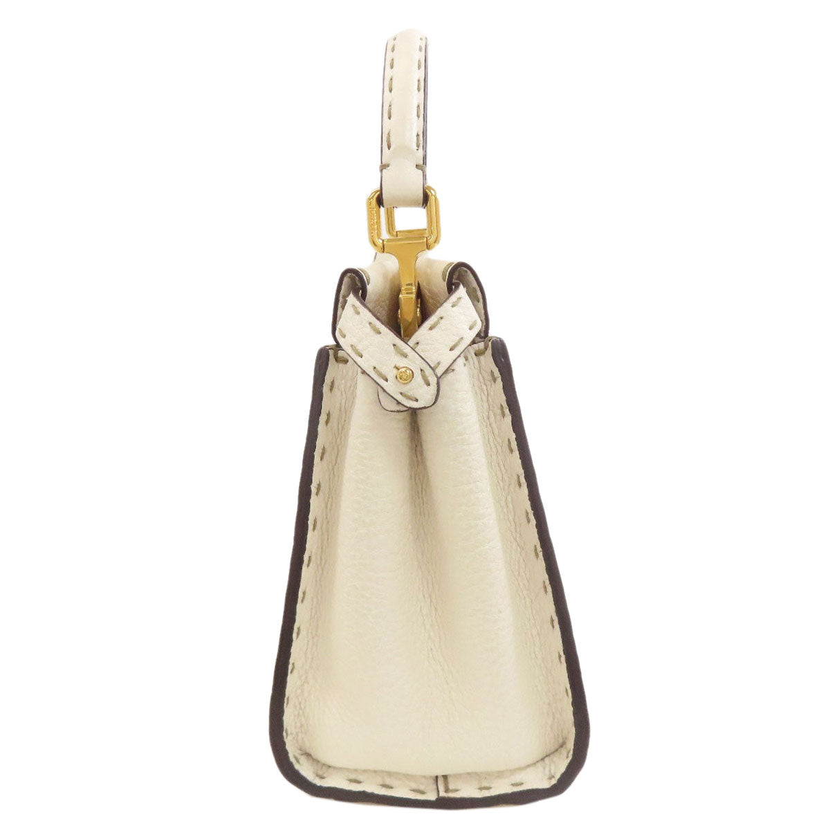 FENDI Peekaboo Mini Selleria 2WAY Handbag Calf Ladies [Used]