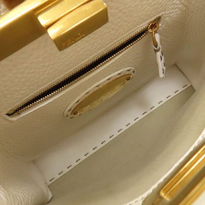 FENDI Peekaboo Mini Selleria 2WAY Handbag Calf Ladies [Used]