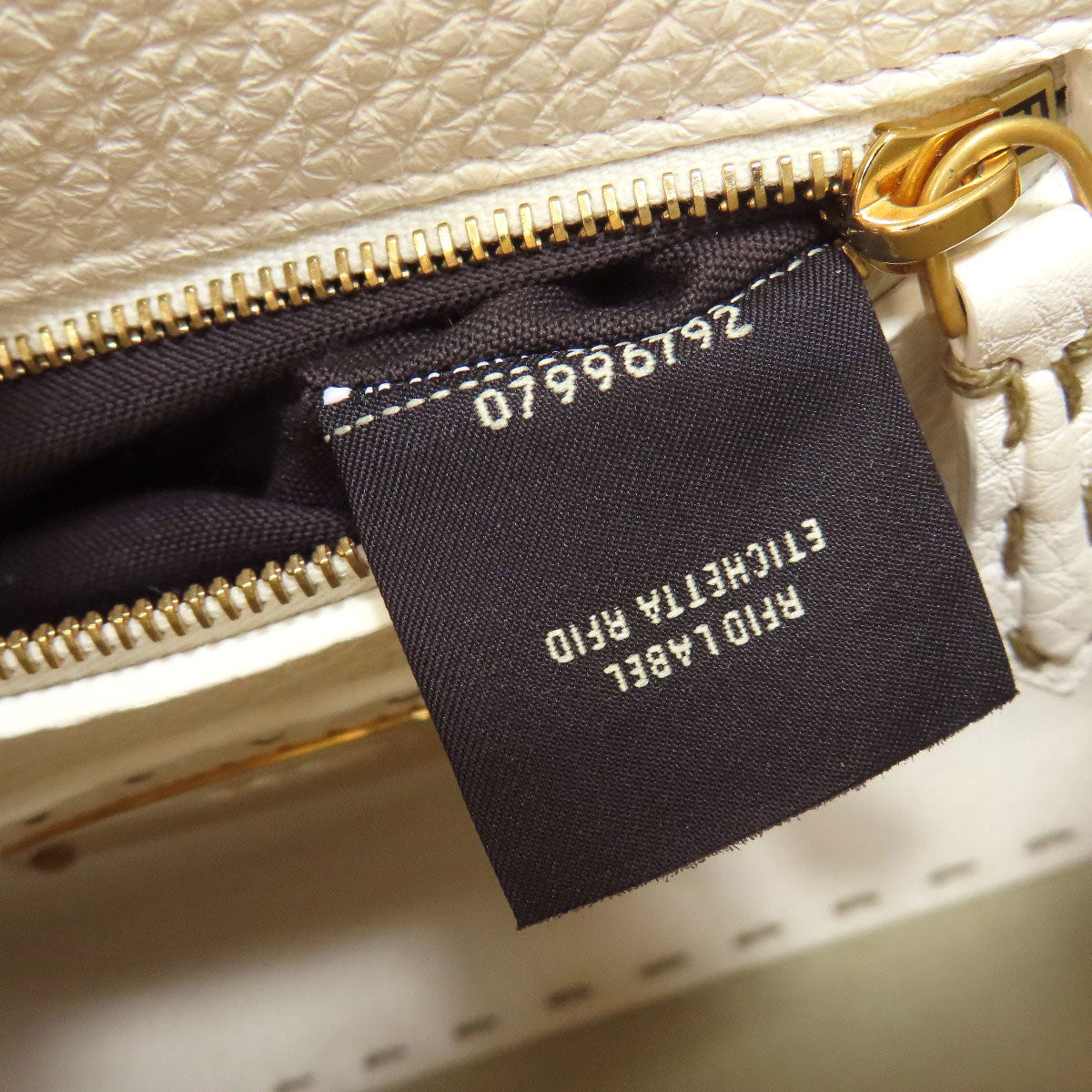 FENDI Peekaboo Mini Selleria 2WAY Handbag Calf Ladies [Used]