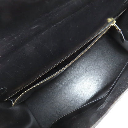 HERMES Kelly 35 Outside Stitch Gold Hardware Handbag Box calf Ladies [Used]