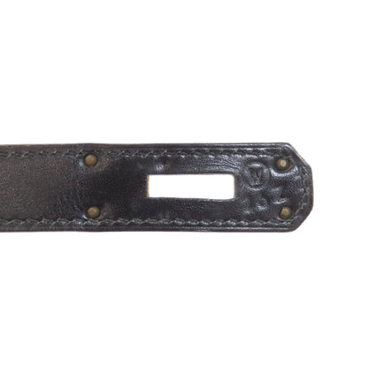 HERMES Kelly 35 Outside Stitch Gold Hardware Handbag Box calf Ladies [Used]