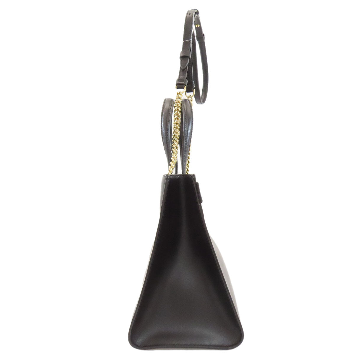 Salvatore Ferragamo Vala Ribbon 2WAY Handbag Leather Ladies [Used]