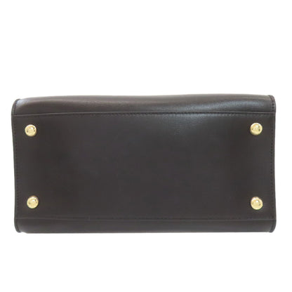 Salvatore Ferragamo Vala Ribbon 2WAY Handbag Leather Ladies [Used]