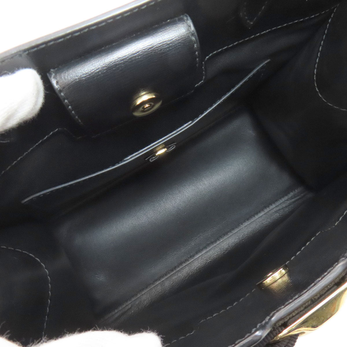 Salvatore Ferragamo Vala Ribbon 2WAY Handbag Leather Ladies [Used]