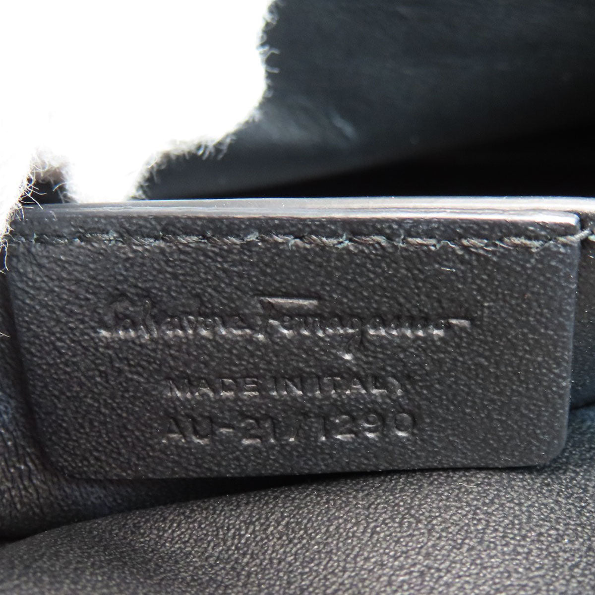 Salvatore Ferragamo Vala Ribbon 2WAY Handbag Leather Ladies [Used]