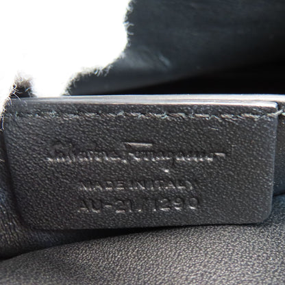 Salvatore Ferragamo Vala Ribbon 2WAY Handbag Leather Ladies [Used]