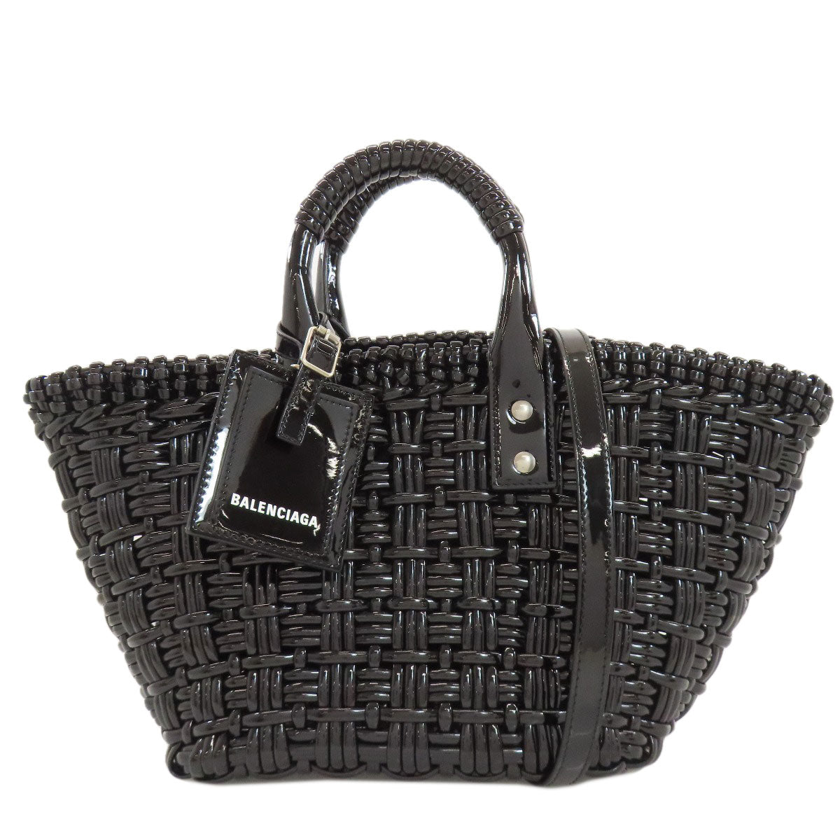 BALENCIAGA 671342 Bistro XS 2WAY Handbag Enamel Ladies [Used]