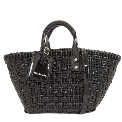 BALENCIAGA 671342 Bistro XS 2WAY Handbag Enamel Ladies [Used]