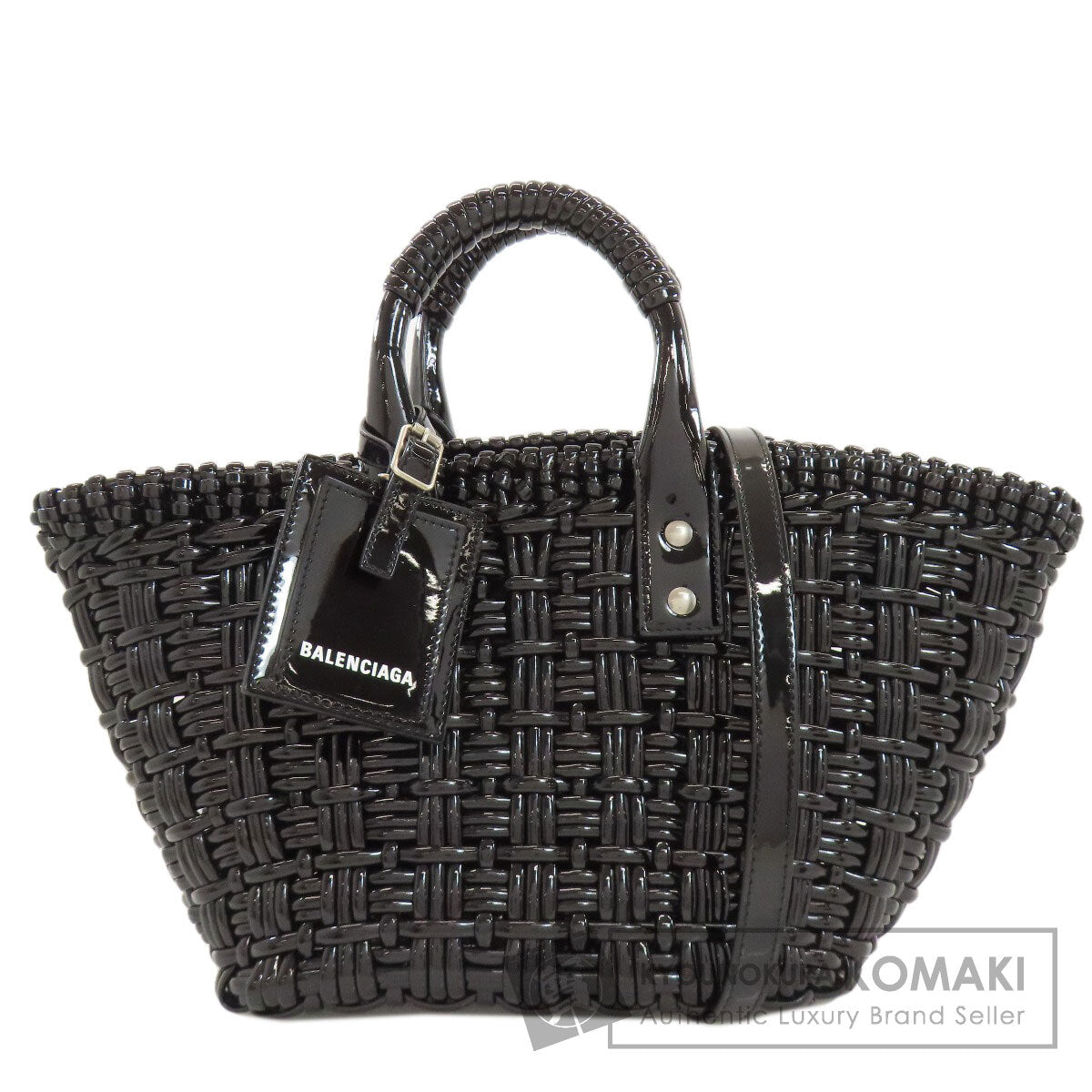 BALENCIAGA 671342 Bistro XS 2WAY Handbag Enamel Ladies [Used]