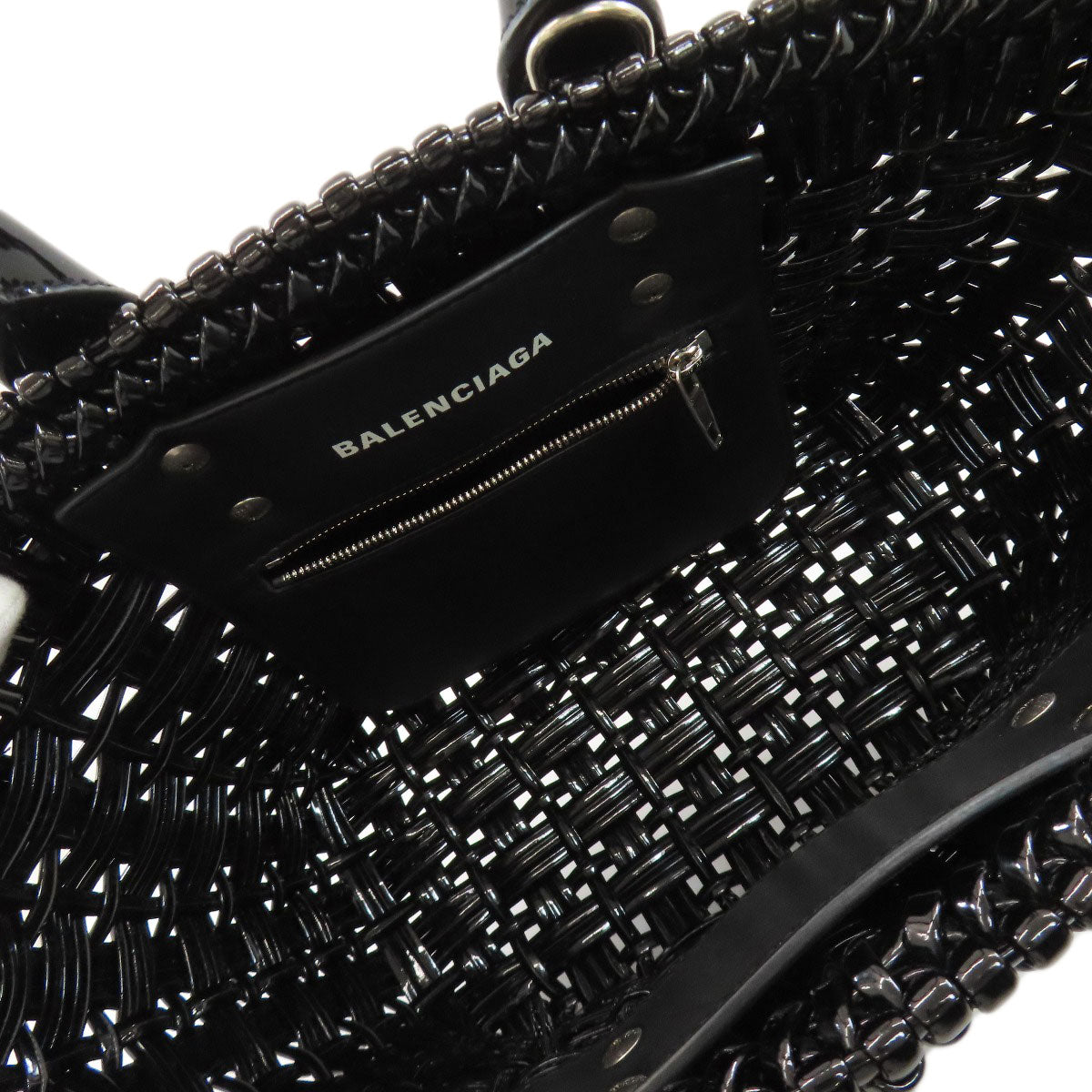 BALENCIAGA 671342 Bistro XS 2WAY Handbag Enamel Ladies [Used]