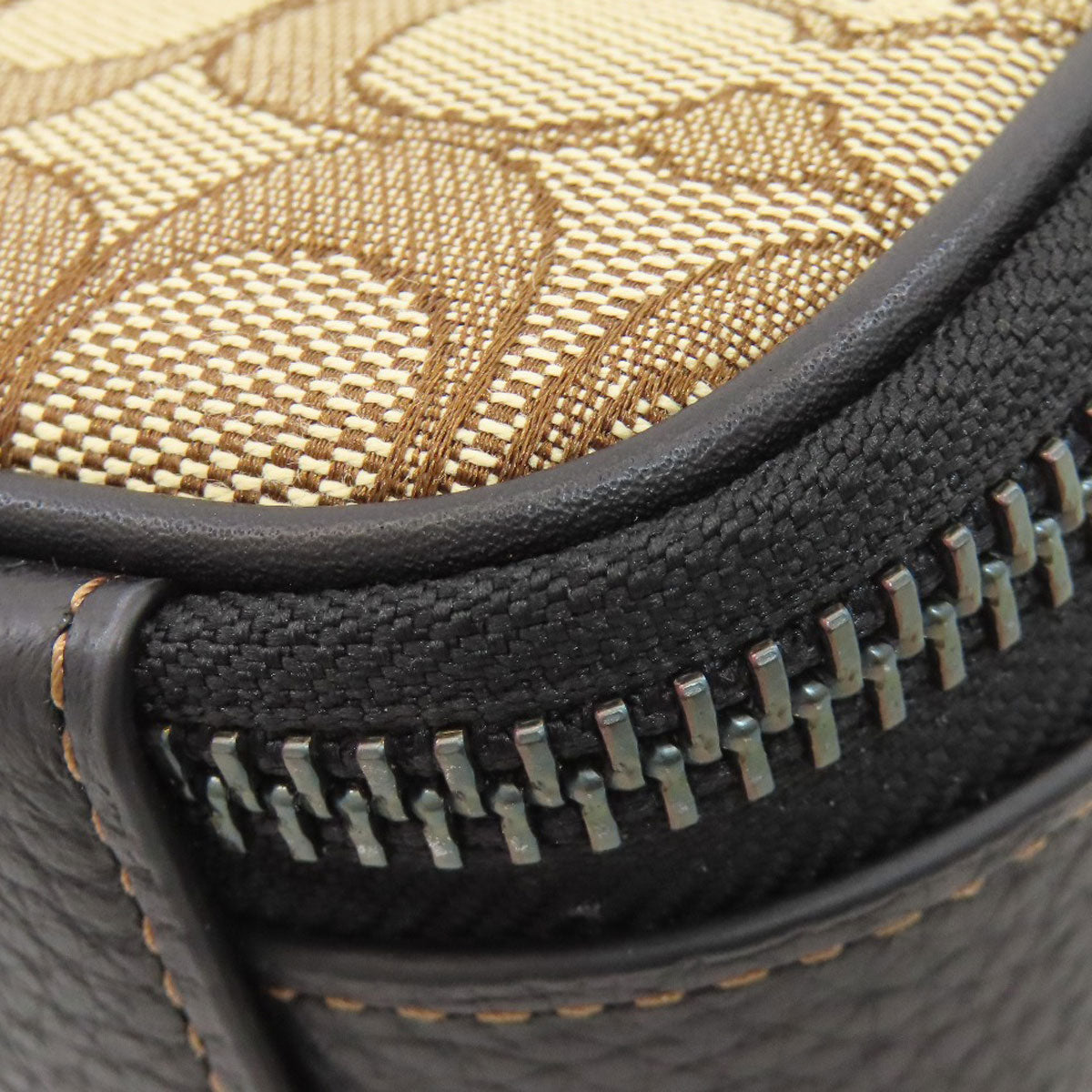 COACH CH097 Stanton Crossbody Signature Shoulder Bag Canvas LeatherLadies [Used]