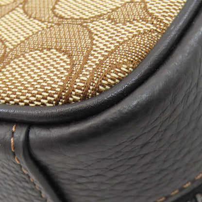COACH CH097 Stanton Crossbody Signature Shoulder Bag Canvas LeatherLadies [Used]