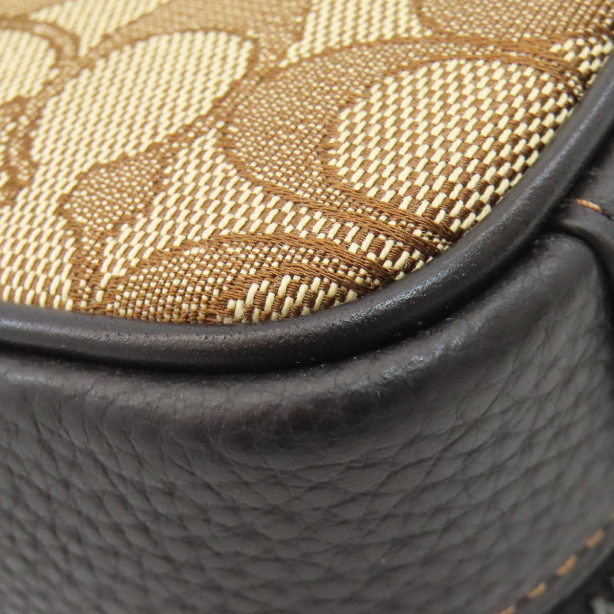 COACH CH097 Stanton Crossbody Signature Shoulder Bag Canvas LeatherLadies [Used]