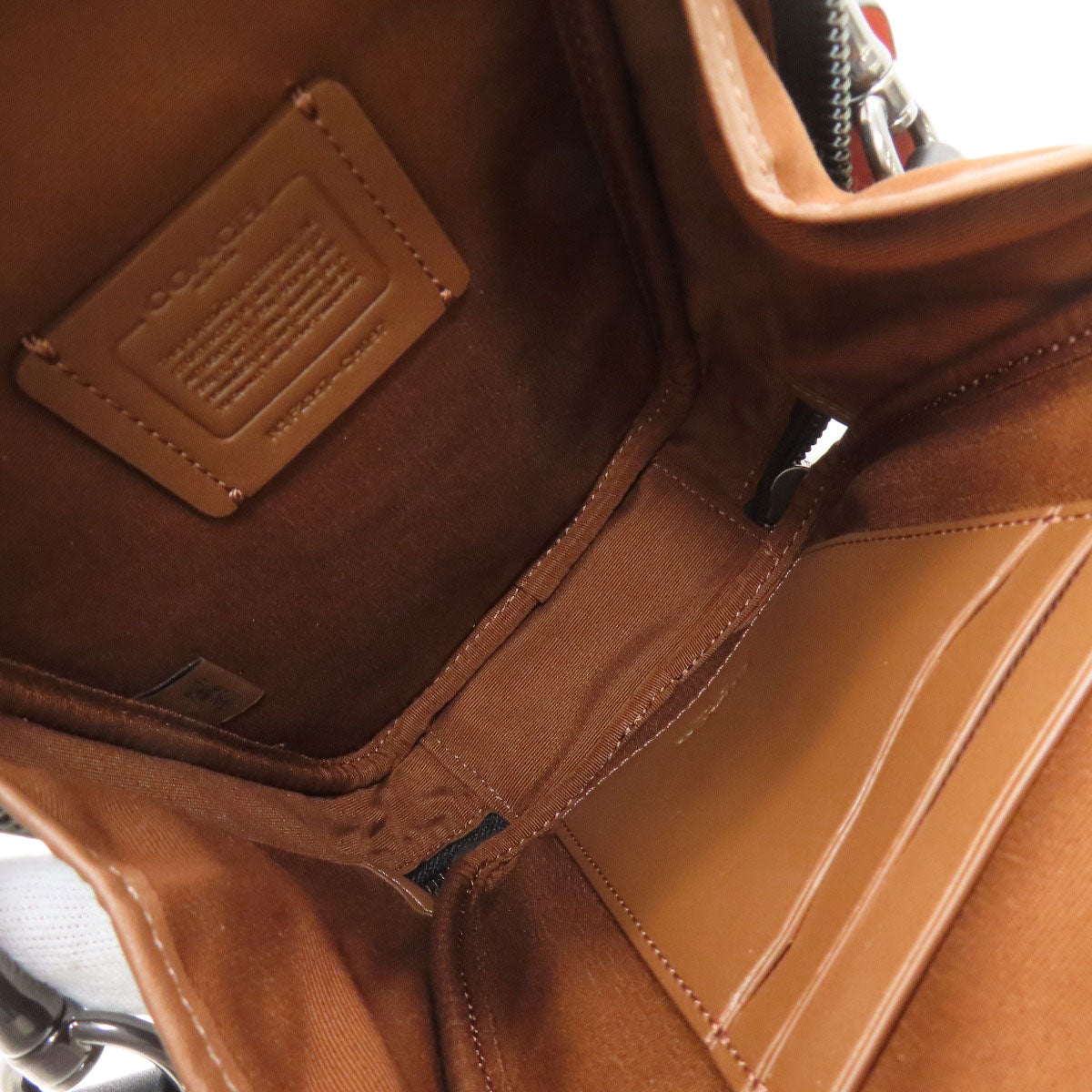 COACH CH097 Stanton Crossbody Signature Shoulder Bag Canvas LeatherLadies [Used]