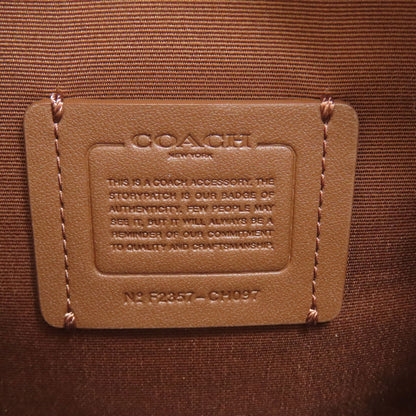 COACH CH097 Stanton Crossbody Signature Shoulder Bag Canvas LeatherLadies [Used]