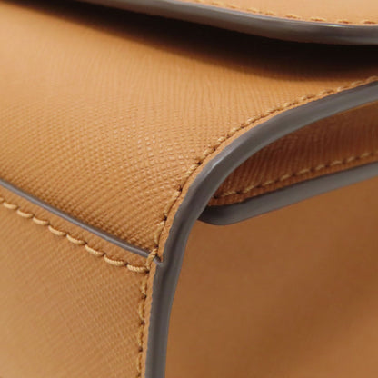 Tory Burch logo Shoulder Bag Leather Ladies [Used]