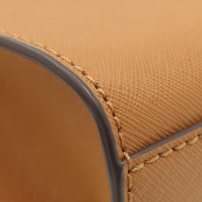 Tory Burch logo Shoulder Bag Leather Ladies [Used]