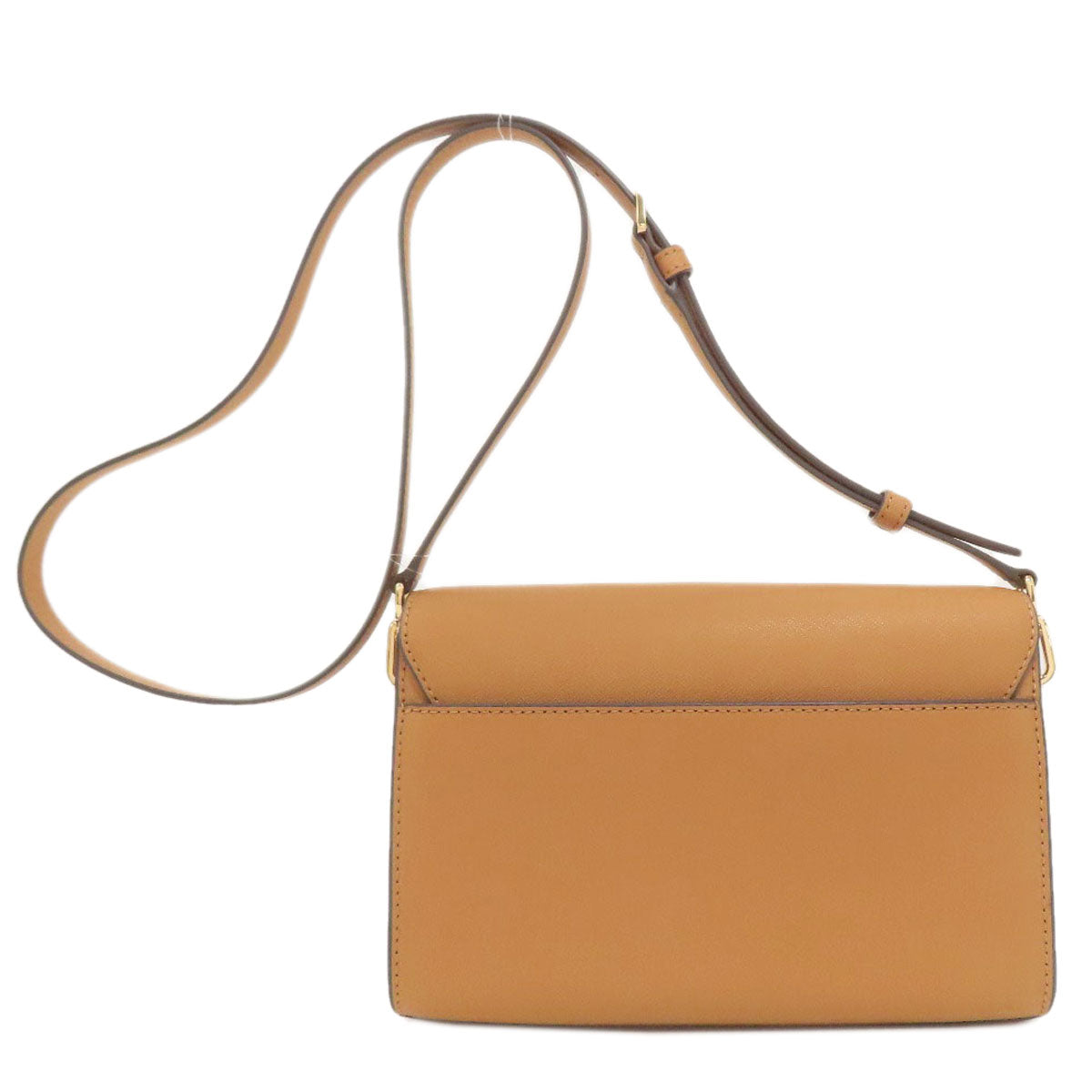 Tory Burch logo Shoulder Bag Leather Ladies [Used]