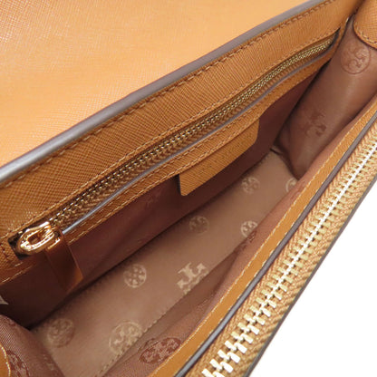 Tory Burch logo Shoulder Bag Leather Ladies [Used]