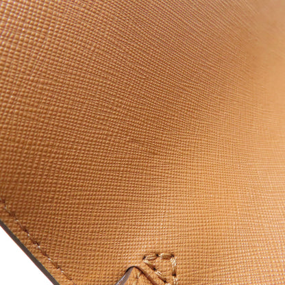 Tory Burch logo Shoulder Bag Leather Ladies [Used]