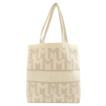 MONCLER Logo pattern Tote Bag Knit Ladies [Used]
