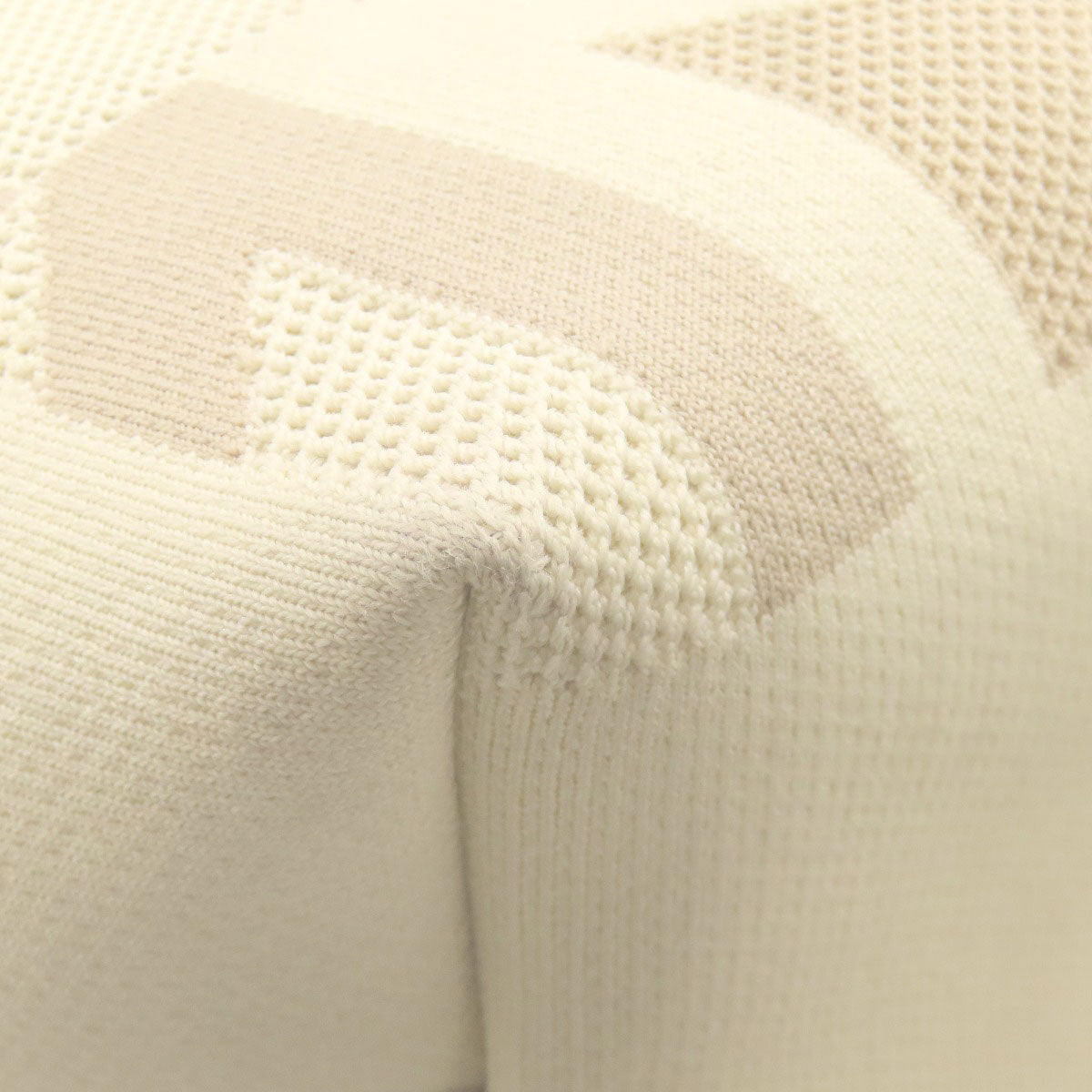 MONCLER Logo pattern Tote Bag Knit Ladies [Used]