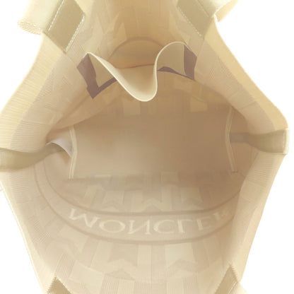 MONCLER Logo pattern Tote Bag Knit Ladies [Used]