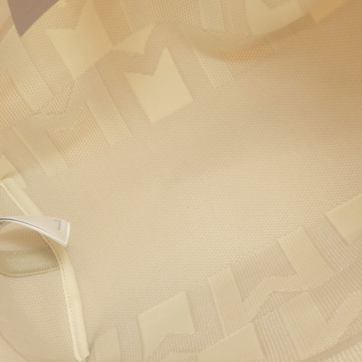 MONCLER Logo pattern Tote Bag Knit Ladies [Used]