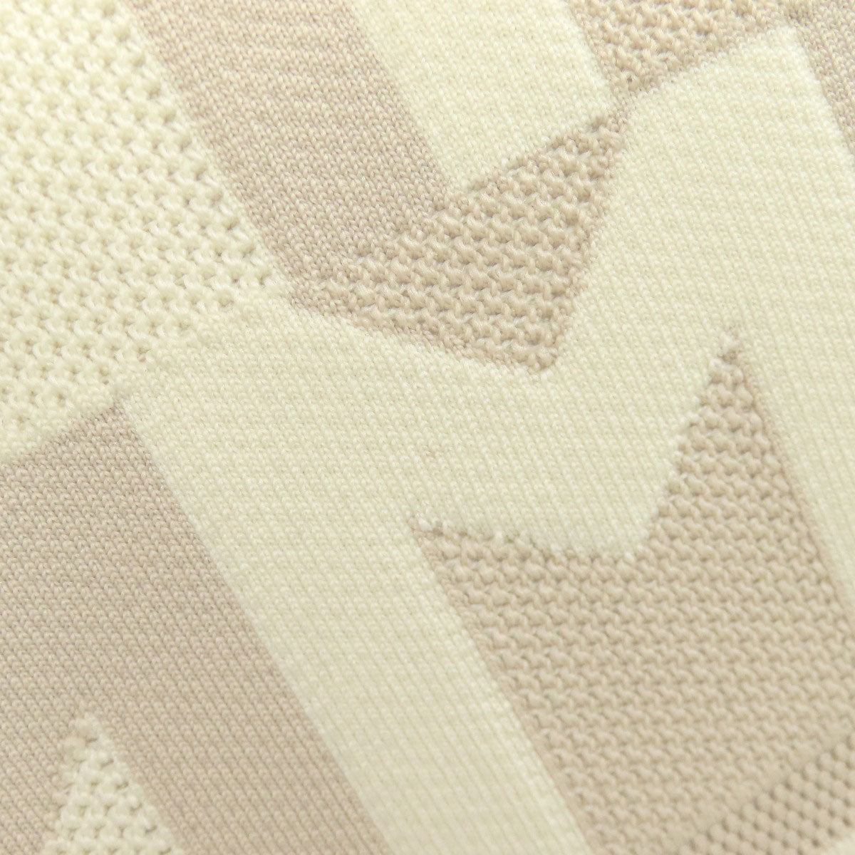 MONCLER Logo pattern Tote Bag Knit Ladies [Used]