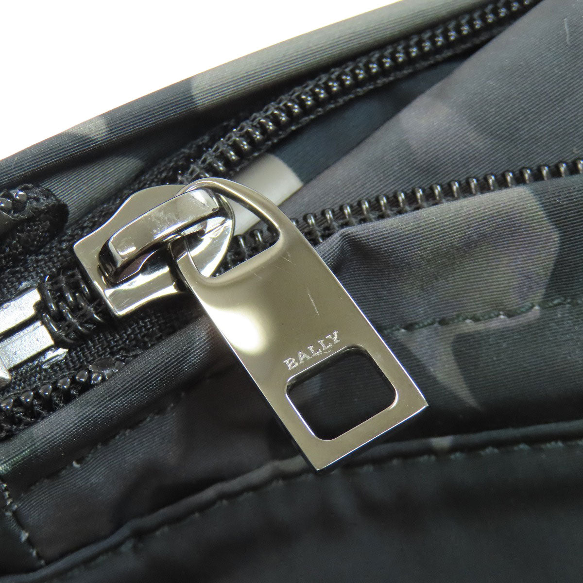 バリー エコバッグ カモフラージュ柄 トートバッグ ナイロン素材 レディース 【中古】【BALLY】