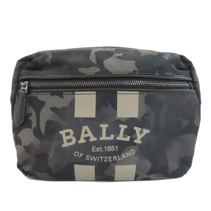 バリー エコバッグ カモフラージュ柄 トートバッグ ナイロン素材 レディース 【中古】【BALLY】