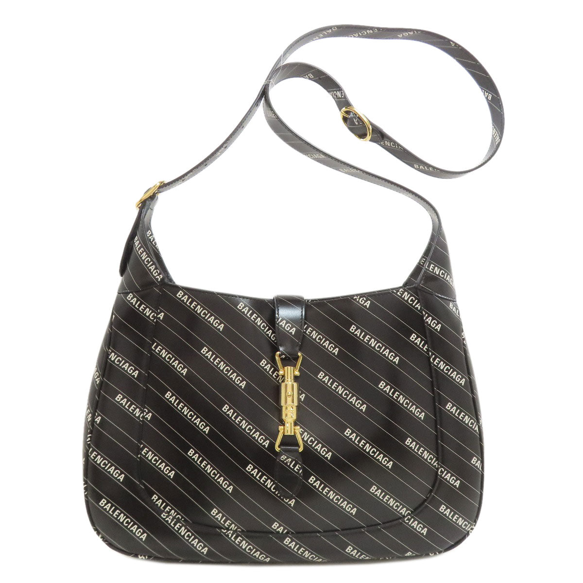 GUCCI 636712 Gucci and Balenciaga collaboration Jackie Shoulder Bag Calf Ladies [Used]