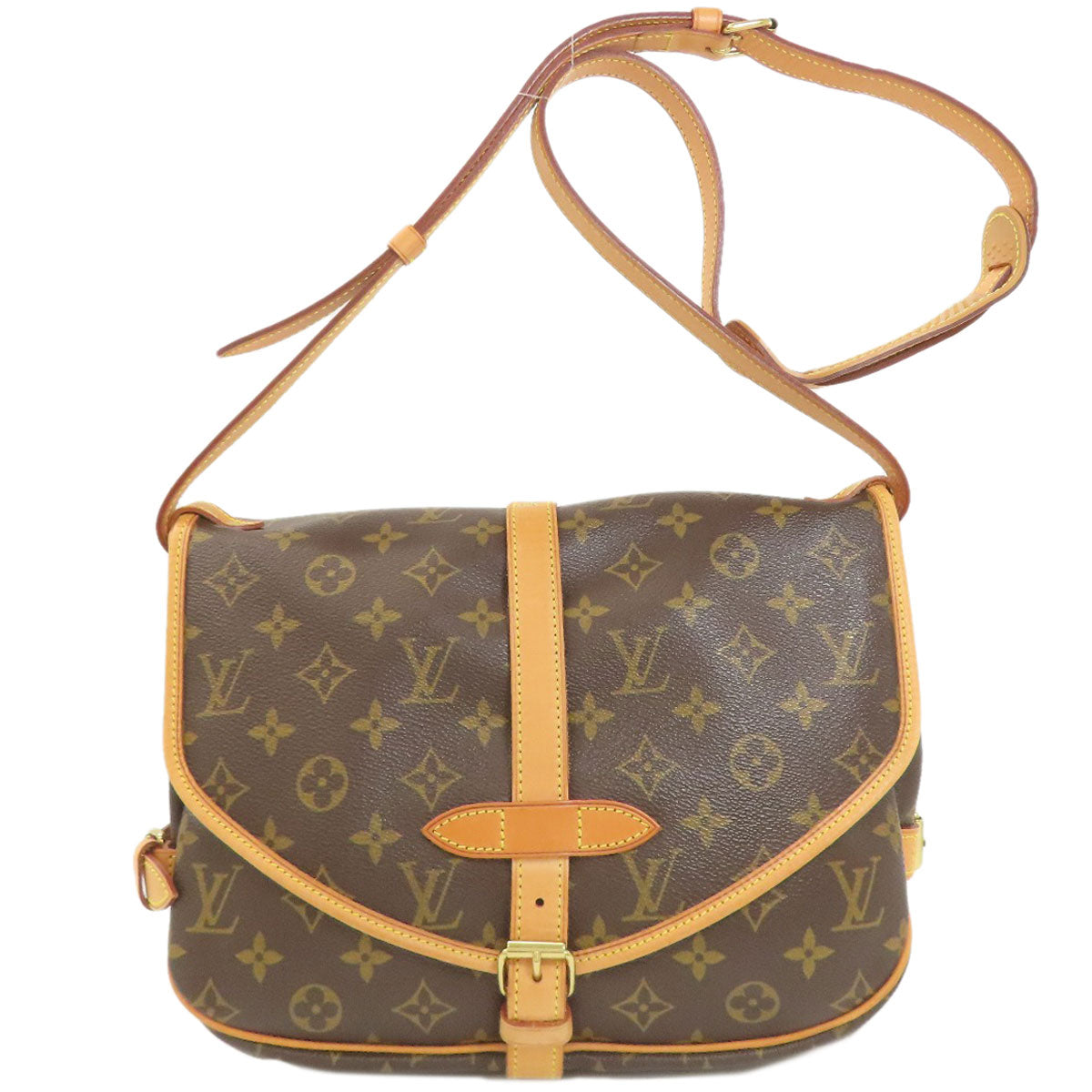 LOUIS VUITTON M42256 Saumur 30 Shoulder Bag Monogram canvas Ladies [Used]