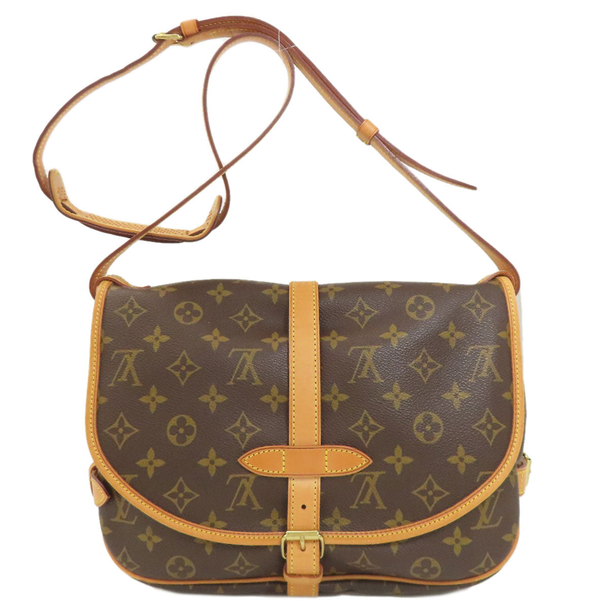 LOUIS VUITTON M42256 Saumur 30 Shoulder Bag Monogram canvas Ladies [Used]