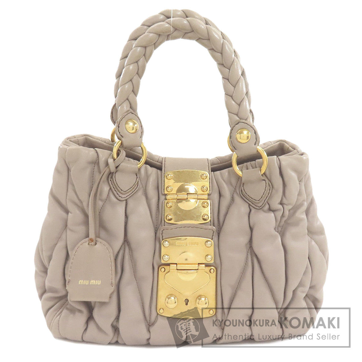 MIUMIU Materasse Handbag Calf Ladies [Used]