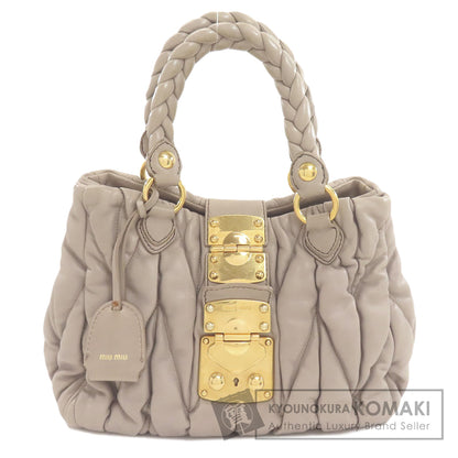 MIUMIU Materasse Handbag Calf Ladies [Used]