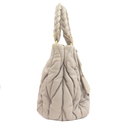 MIUMIU Materasse Handbag Calf Ladies [Used]