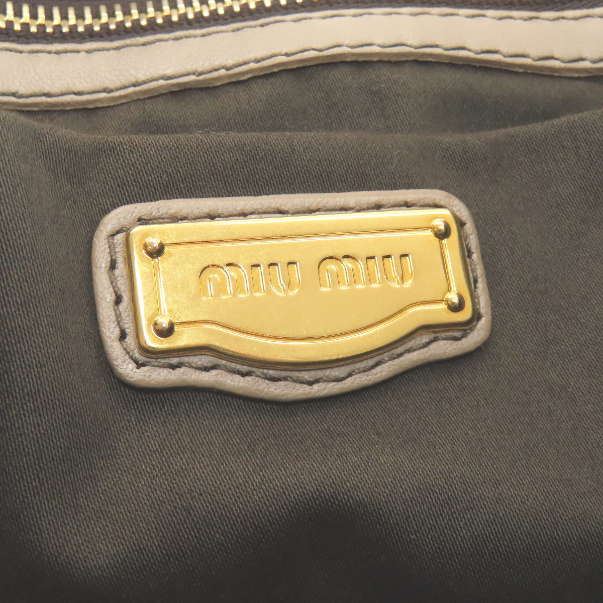 MIUMIU Materasse Handbag Calf Ladies [Used]