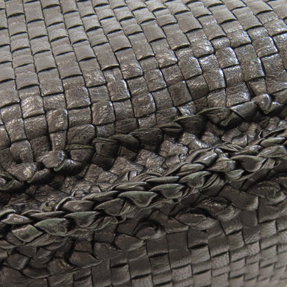 PRADA Canapa braid Tote Bag Calf Ladies [Used]