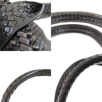 PRADA Canapa braid Tote Bag Calf Ladies [Used]