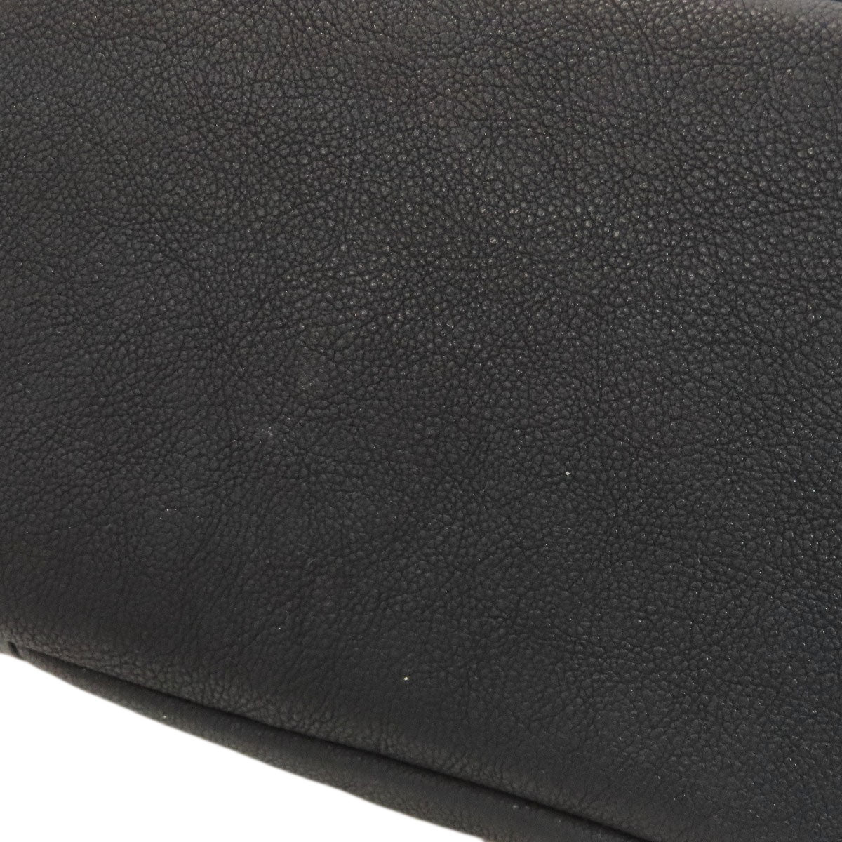 CHANEL COCO Mark SilverHardware Tote Bag Calf Ladies [Used]