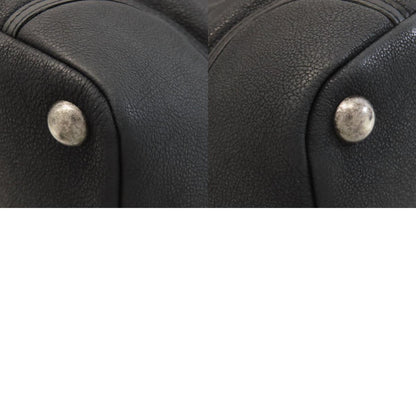 CHANEL COCO Mark SilverHardware Tote Bag Calf Ladies [Used]