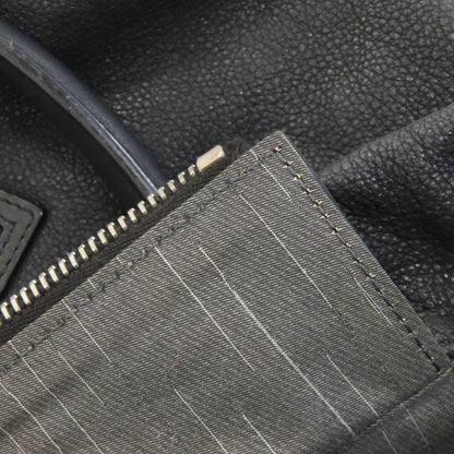 CHANEL COCO Mark SilverHardware Tote Bag Calf Ladies [Used]