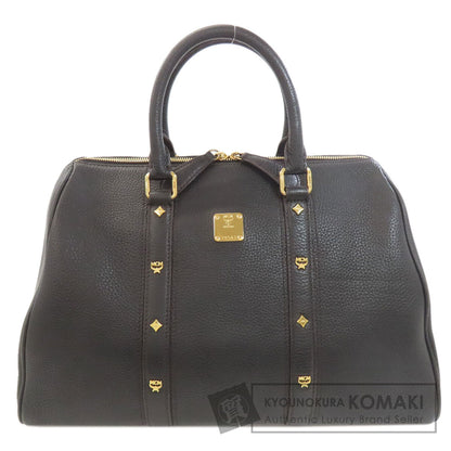 MCM Mini Boston Boston bag Calf Ladies [Used]