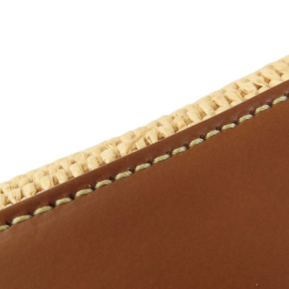 Jimmy Choo logo Tote Bag Raffia LeatherLadies [Used]