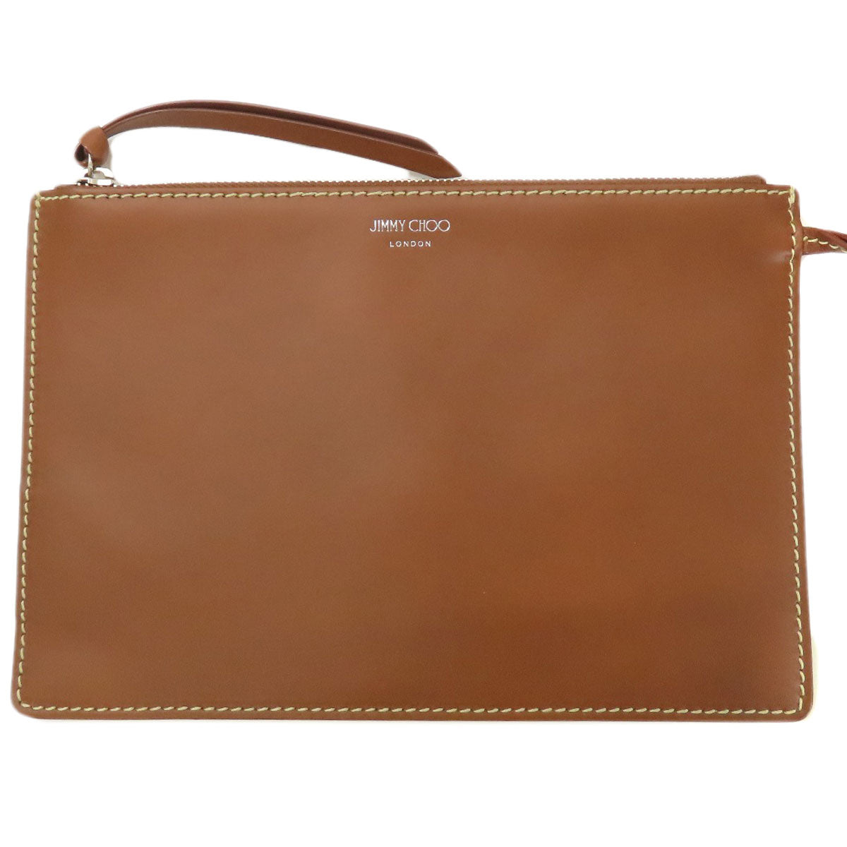 Jimmy Choo logo Tote Bag Raffia LeatherLadies [Used]