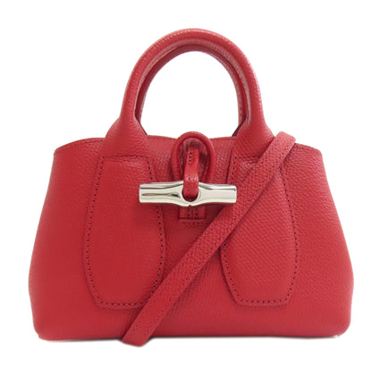 Longchamp Rozo 2WAY Handbag Leather Ladies [Used]